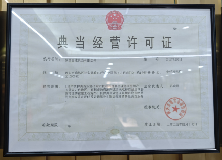 典当经营许可证
